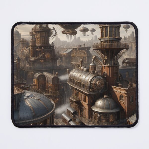 Item preview, Steampunk cityspace designed and sold by Digitayaa.