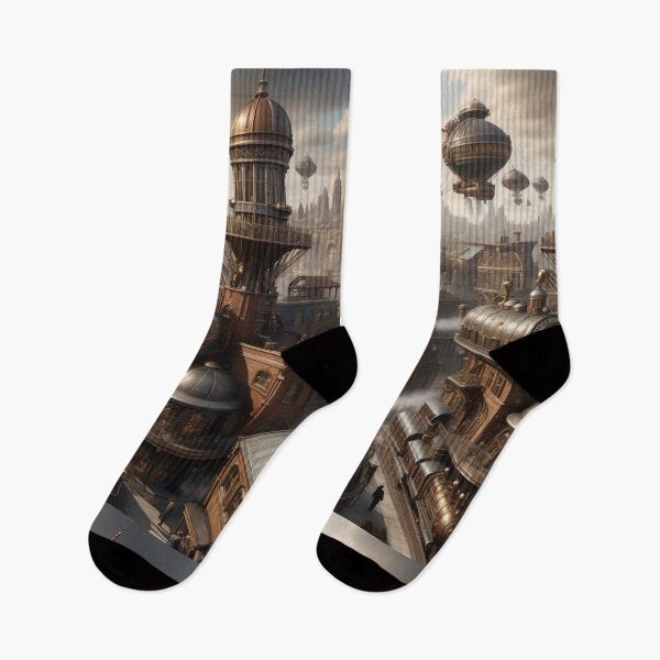 Item preview, Steampunk cityspace designed and sold by Digitayaa.