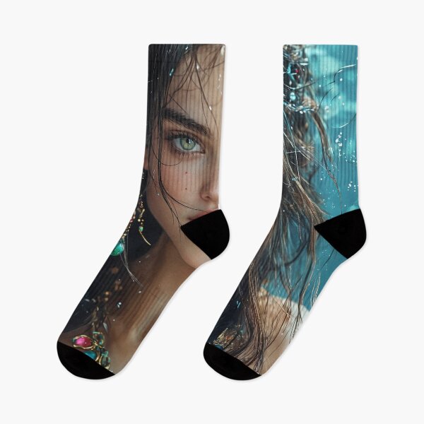 Item preview, Emerald Enchantress of the Lotus Waters designed and sold by oanaunciuleanu.