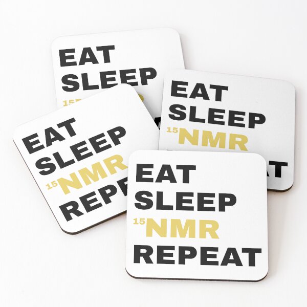 Item preview, Eat Sleep NMR Repeat - Funny Chemistry designed and sold by ScienceCorner.
