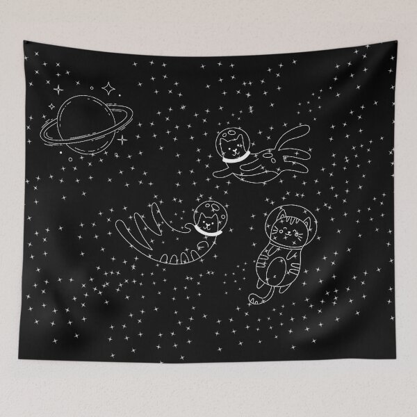 Item preview, space cats designed and sold by DsSquere.