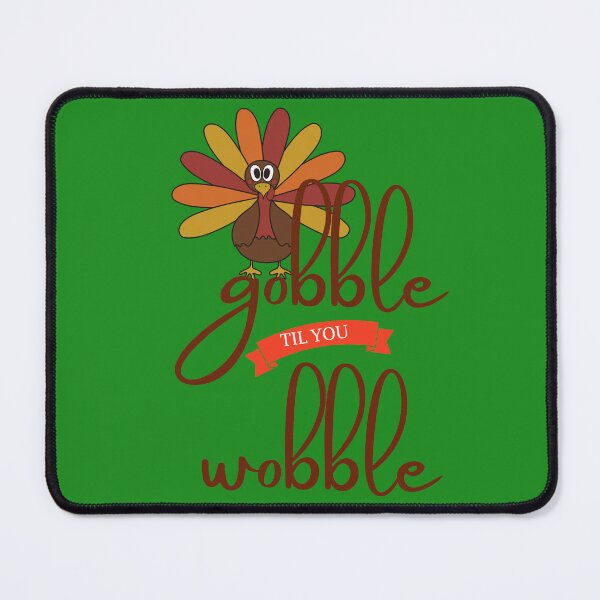 Item preview, Funny Turkey Day Shirt Gobble Til You Wobble Thanksgiving Tee.  designed and sold by TrebdoraCrafts.