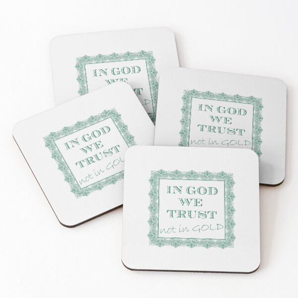 Item preview, Old fashioned text in guilloche - God is my value, I trust him  designed and sold by broslaw.
