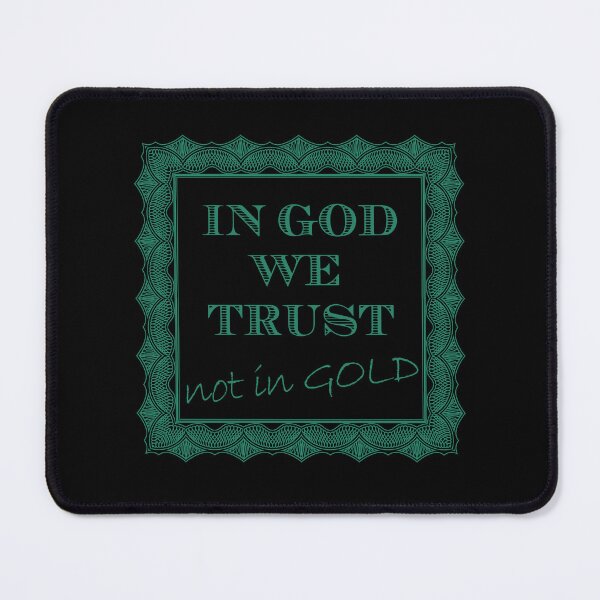 Item preview, Old fashioned text in guilloche - God is my value, I trust him  designed and sold by broslaw.