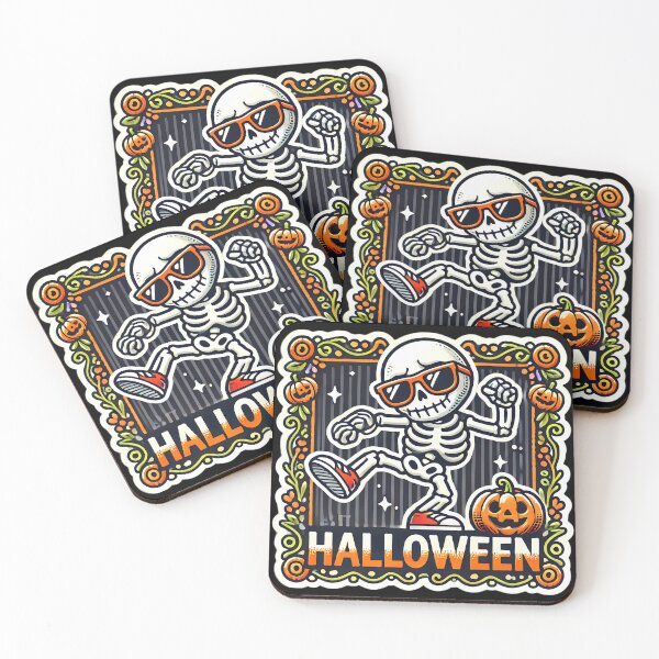 Item preview, Dancing Skeleton Halloween Vibes. designed and sold by Linework Studio.