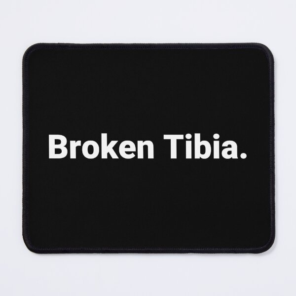 Item preview, Broken Tibia. designed and sold by Text-based T-Shirts and Gifts.
