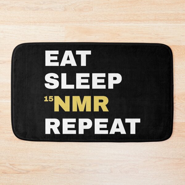 Item preview, Eat Sleep NMR Repeat - Funny Chemistry designed and sold by ScienceCorner.