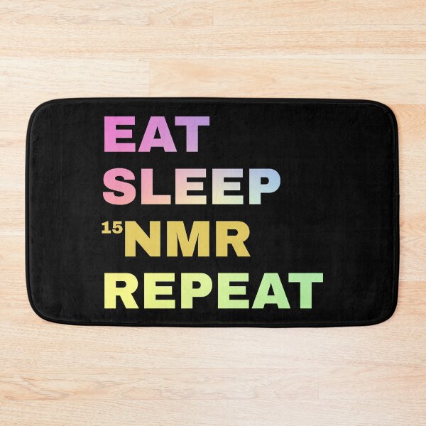 Item preview, Eat Sleep NMR Repeat - Funny Chemistry designed and sold by ScienceCorner.