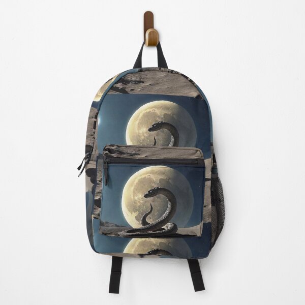 Item preview, a snake on the moon designed and sold by OpraOpra.