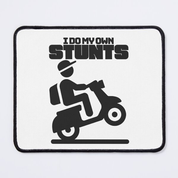 Item preview, I Do My Own Stunts, Black designed and sold by UNK-Fatigues.