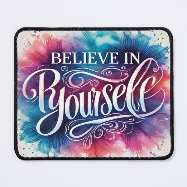 Item preview, Believe in Yourself - Motivational Watercolor Design designed and sold by bigramy.