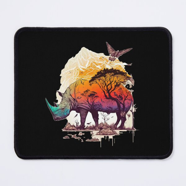 Item preview, Rhino Shadows: Walking the Wild Lands designed and sold by WildlifeSafari.