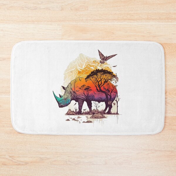 Item preview, Rhino Shadows: Walking the Wild Lands designed and sold by WildlifeSafari.