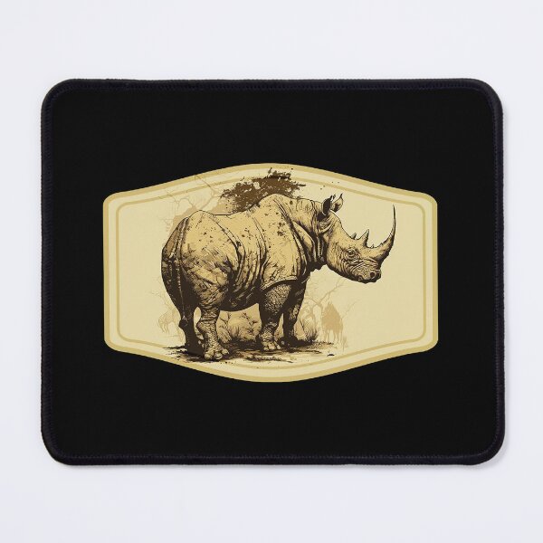 Item preview, Rhino Path: Trails of the Mighty Beast designed and sold by WildlifeSafari.