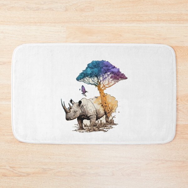 Item preview, Rhino’s Heart: Protecting the Wilderness designed and sold by WildlifeSafari.
