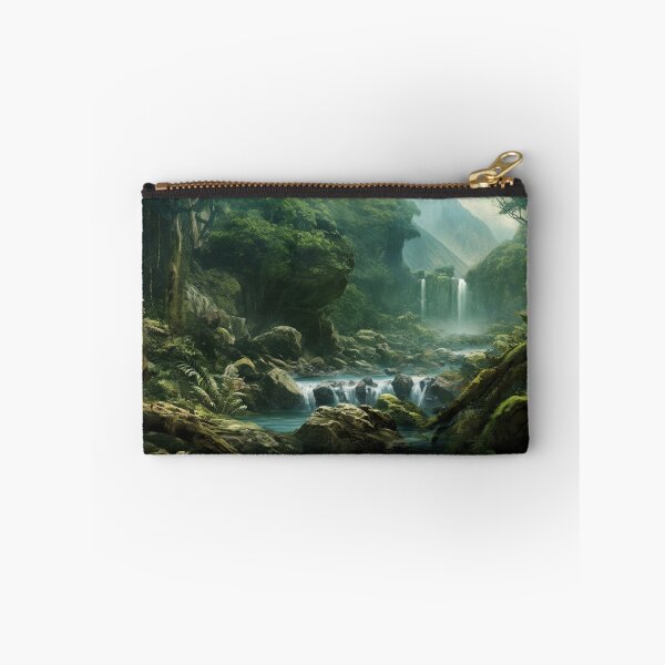 Item preview, Serenity in the Tropics: A Panoramic Rainforest Dreamscape designed and sold by paediilart.