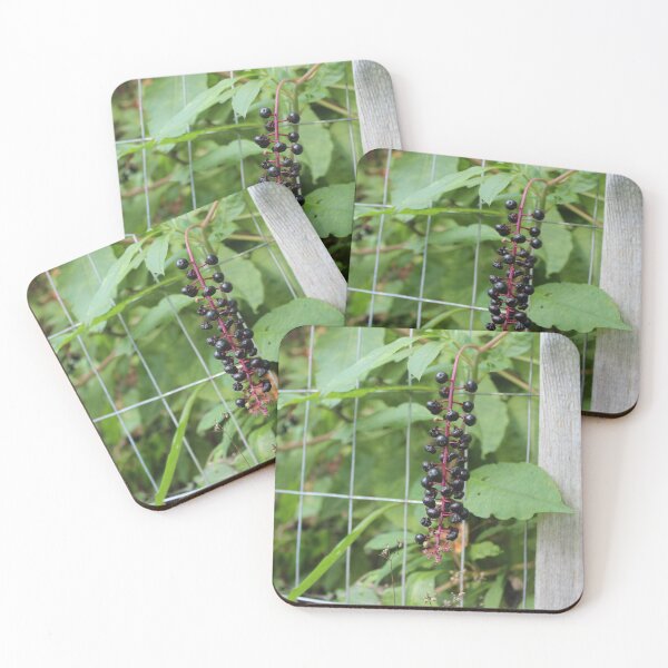 Item preview, Purple wild berries growing wild designed and sold by GoldenFrenchie.