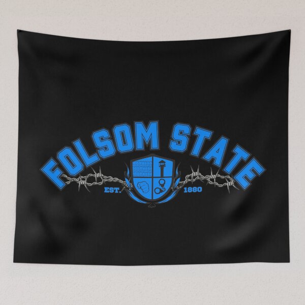 Item preview, Folsom State Prison University, Blue designed and sold by UNK-Fatigues.