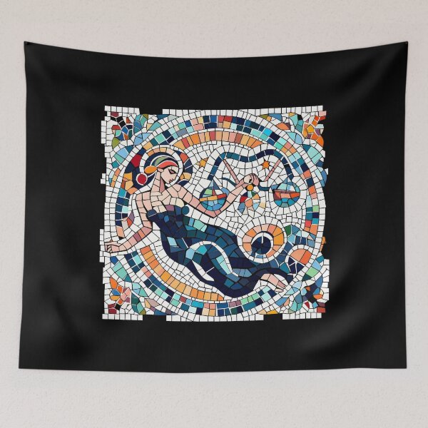 Item preview, Venus as Roman Mosaic - Libra Sign in Astrological Art designed and sold by posterflunz.
