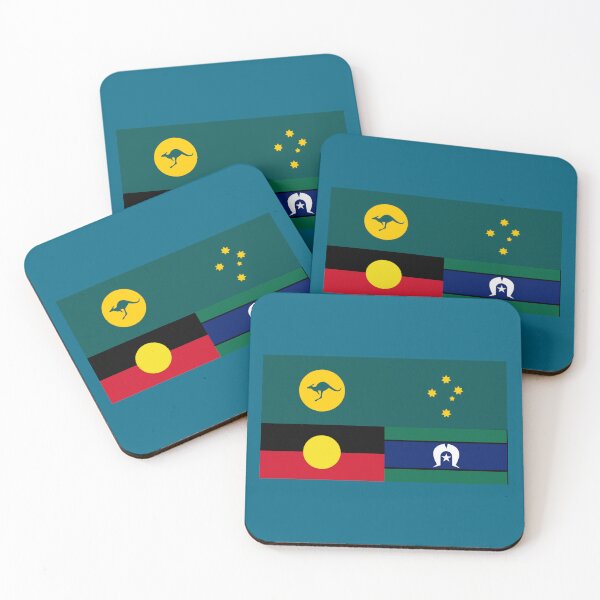 Item preview, Kangaroo Sun. Australia Reconciliation Flag. Three in one.  designed and sold by Kangaroo Sun.