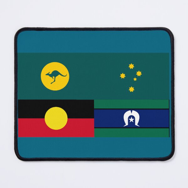 Item preview, Kangaroo Sun. Australia Reconciliation Flag. Three in one.  designed and sold by Kangaroo Sun.