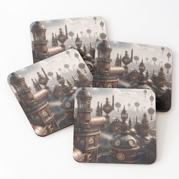 Item preview, Steampunk utopia designed and sold by Digitayaa.