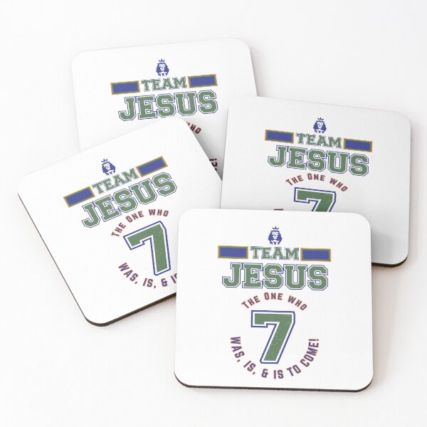 Item preview, Team Jesus - Blue& Green (transparent background) designed and sold by Holy Coast Threads (Formerly ChristianFlower).