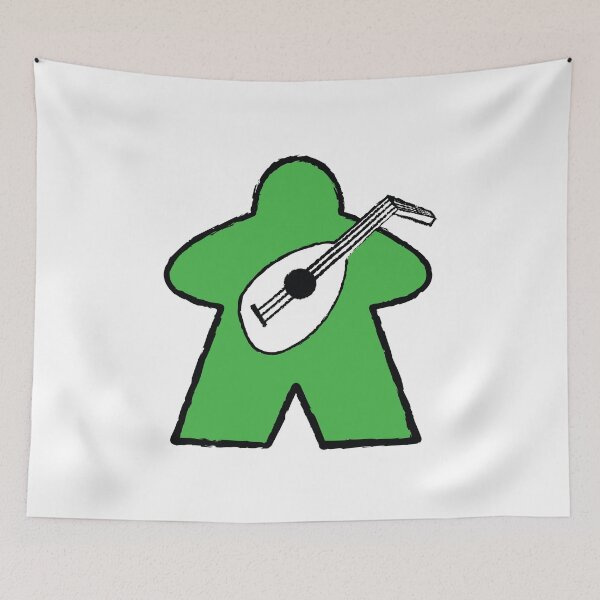 Item preview, Green Bard Meeple! designed and sold by BaronsGames.