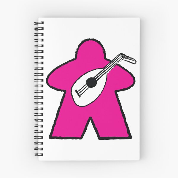 Item preview, ¡Bardo Meeple magenta! designed and sold by BaronsGames.