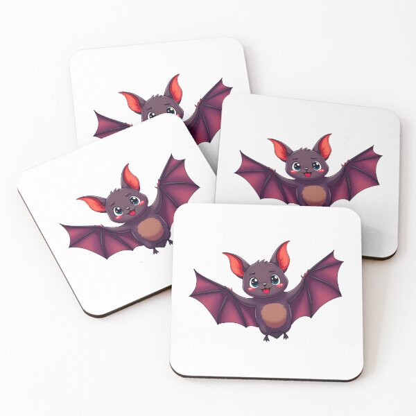 Item preview, Funny and Cute Anime Fruit Bat designed and sold by ThreeftlyPicks.