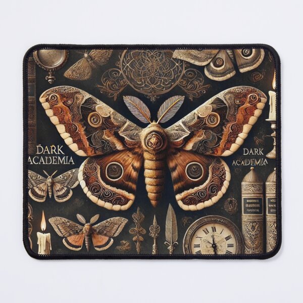 Item preview, DARK ACADEMIA AESTHETIC BACKGROUND STICKER MOTH DESIGN designed and sold by Arts4U.