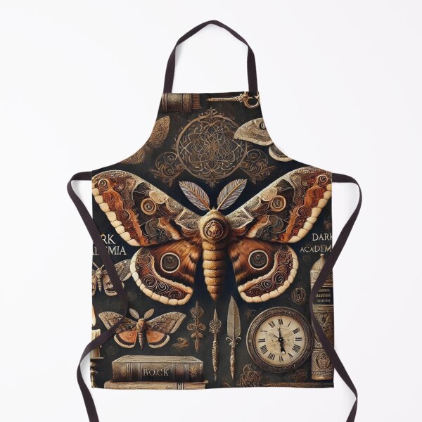 Item preview, DARK ACADEMIA AESTHETIC BACKGROUND STICKER MOTH DESIGN designed and sold by Arts4U.