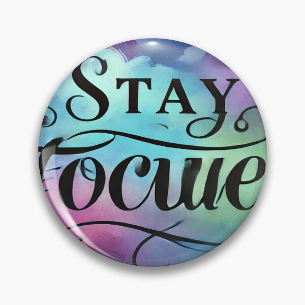 Item preview, Stay Focused - Motivational Watercolor Design designed and sold by bigramy.