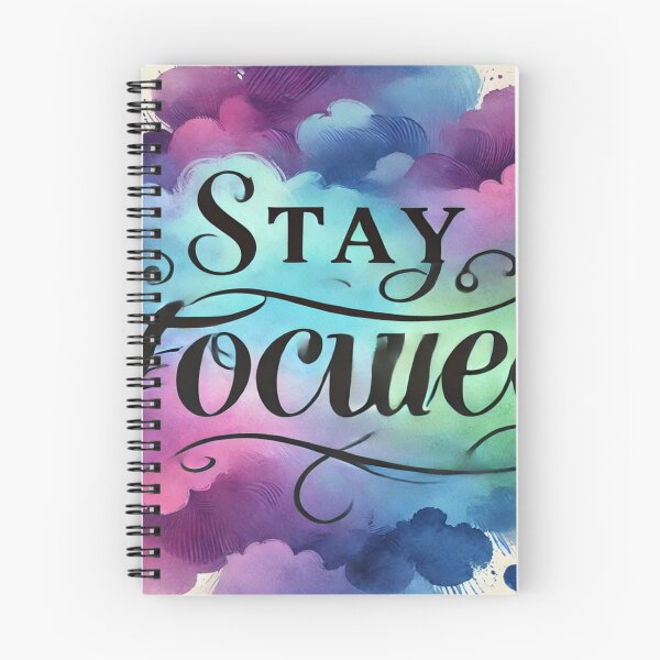 Item preview, Stay Focused - Motivational Watercolor Design designed and sold by bigramy.