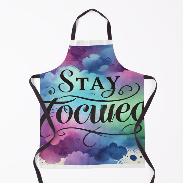 Item preview, Stay Focused - Motivational Watercolor Design designed and sold by bigramy.