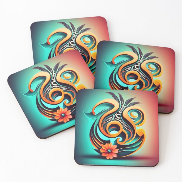 Item preview, Floral Curves Fusion: Nature's Harmony / Colorful Original Vintage Blooms designed and sold by redask2me.
