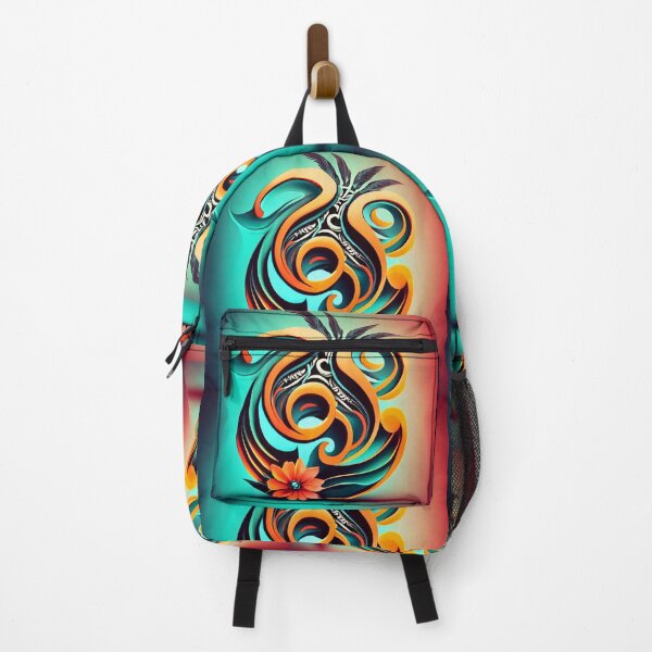 Item preview, Floral Curves Fusion: Nature's Harmony / Colorful Original Vintage Blooms designed and sold by redask2me.