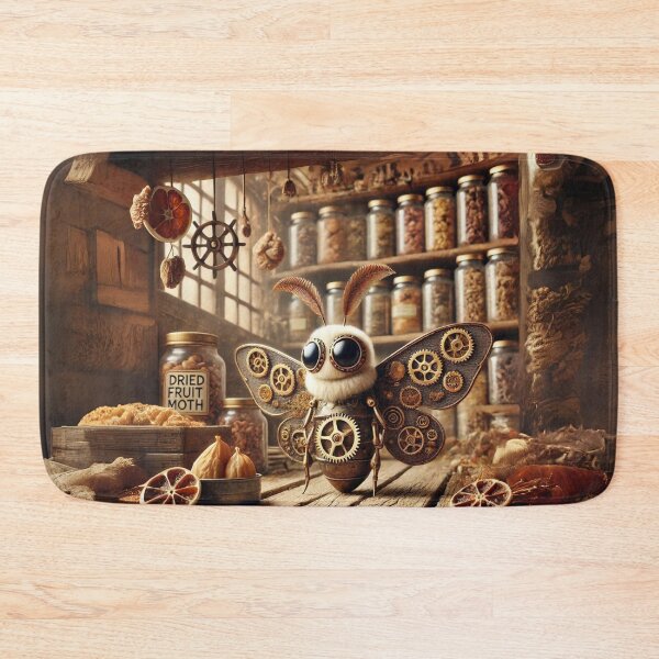 Item preview, Steampunk Dried Fruit Moth designed and sold by Sillytoe.