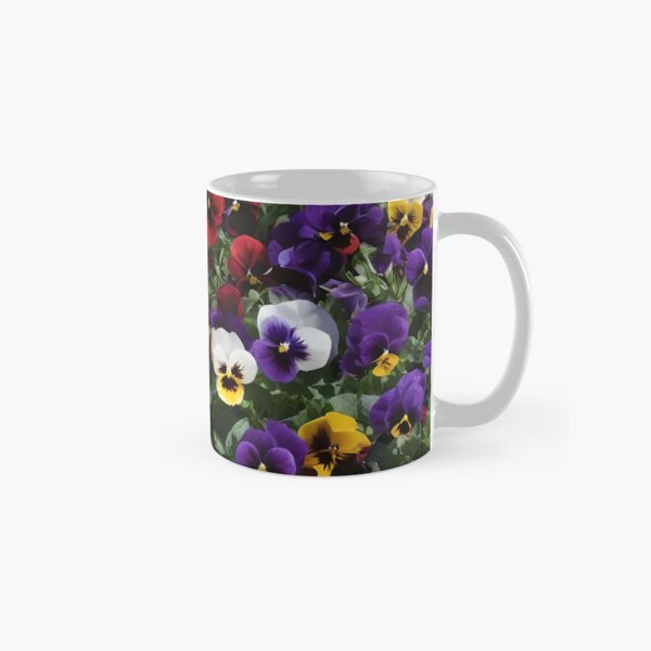 Item preview, "Blossoming Beauty: A Field of Colorful Pansies" designed and sold by A-Work-Of-Art.