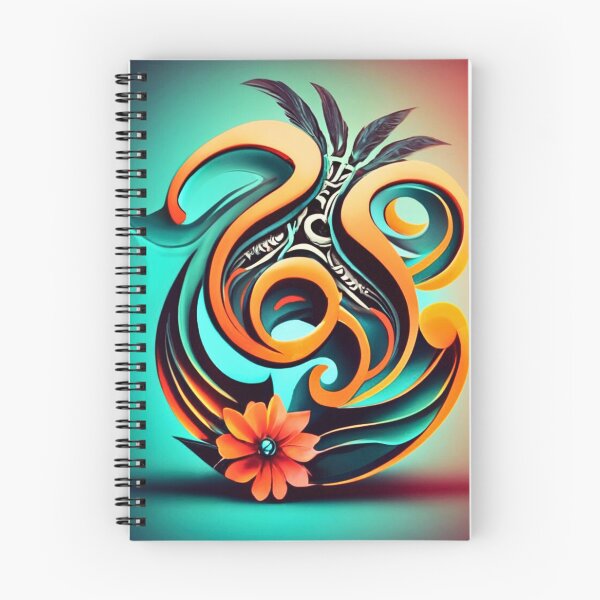 Item preview, Floral Curves Fusion: Nature's Harmony / Colorful Original Vintage Blooms designed and sold by redask2me.