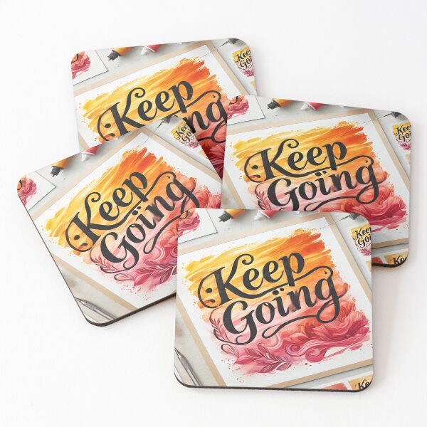 Item preview, Keep Going - Vibrant Watercolor Design designed and sold by bigramy.