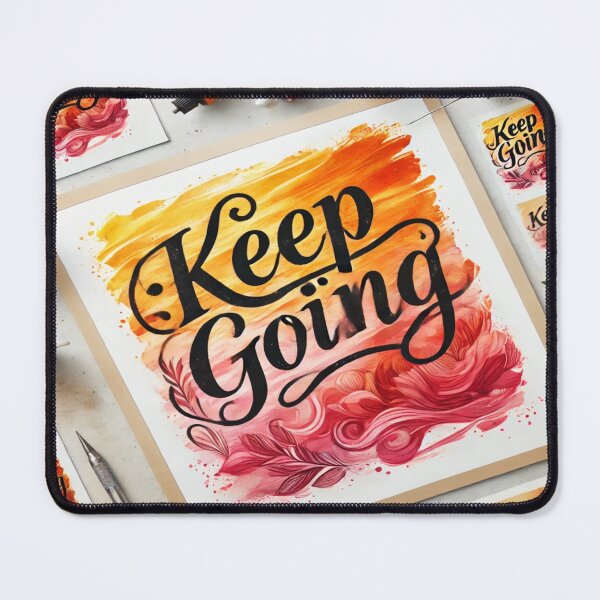 Item preview, Keep Going - Vibrant Watercolor Design designed and sold by bigramy.