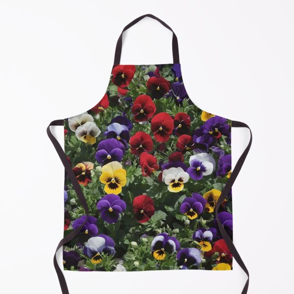 Item preview, "Blossoming Beauty: A Field of Colorful Pansies" designed and sold by A-Work-Of-Art.