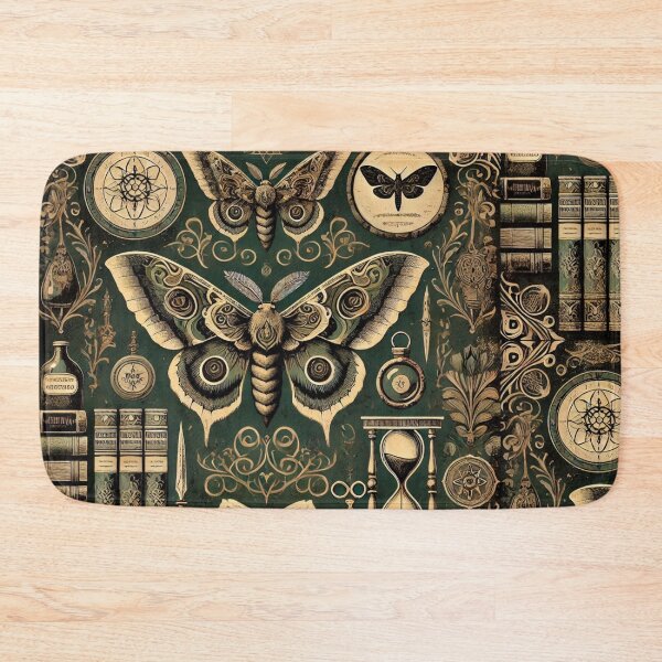 Item preview, DARK ACADEMIA AESTHETIC STICKER BACKGROUND DEEP GREEN designed and sold by Arts4U.