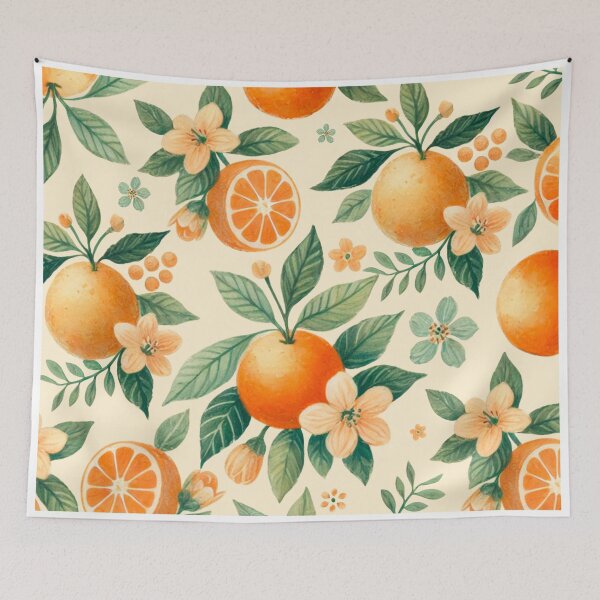 Item preview, Vintage Orange Patterned Design designed and sold by blueray6.