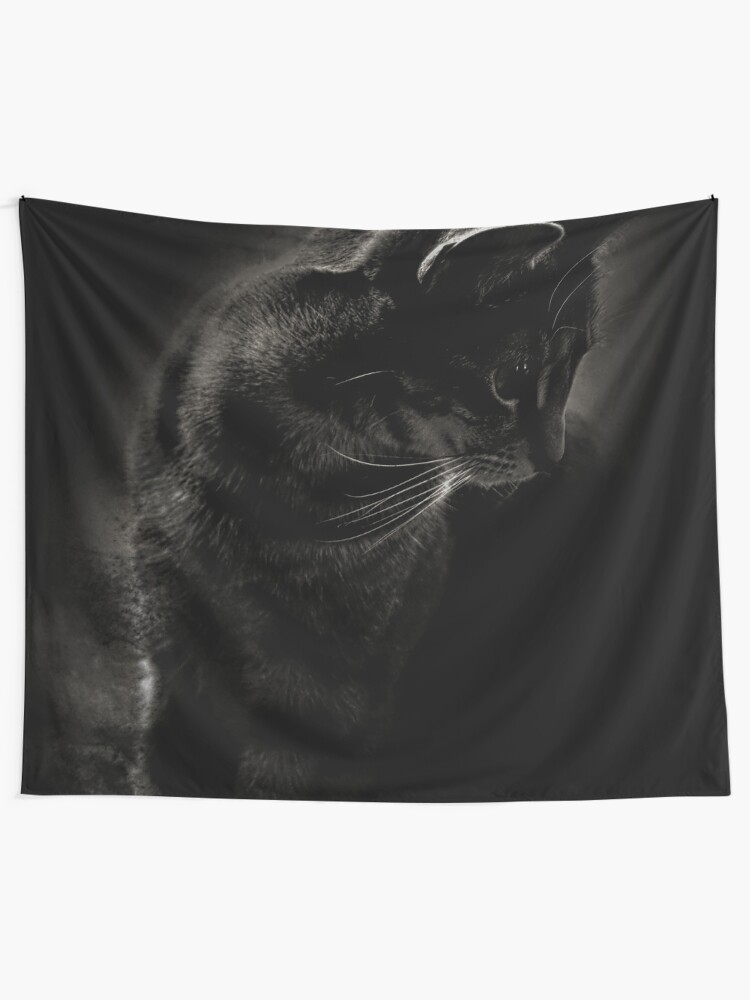 Alternate view of Whiskers Mugshot Tapestry