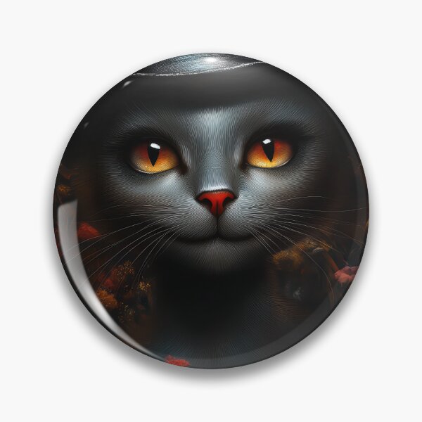 Item preview, Cheshire Cat with a Top Hat in a Mystical Garden designed and sold by regalaibylondon.