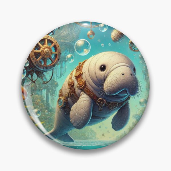 Item preview, Steampunk Dugong designed and sold by Sillytoe.