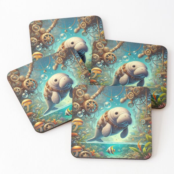 Item preview, Steampunk Dugong designed and sold by Sillytoe.
