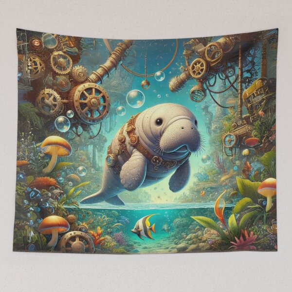 Item preview, Steampunk Dugong designed and sold by Sillytoe.